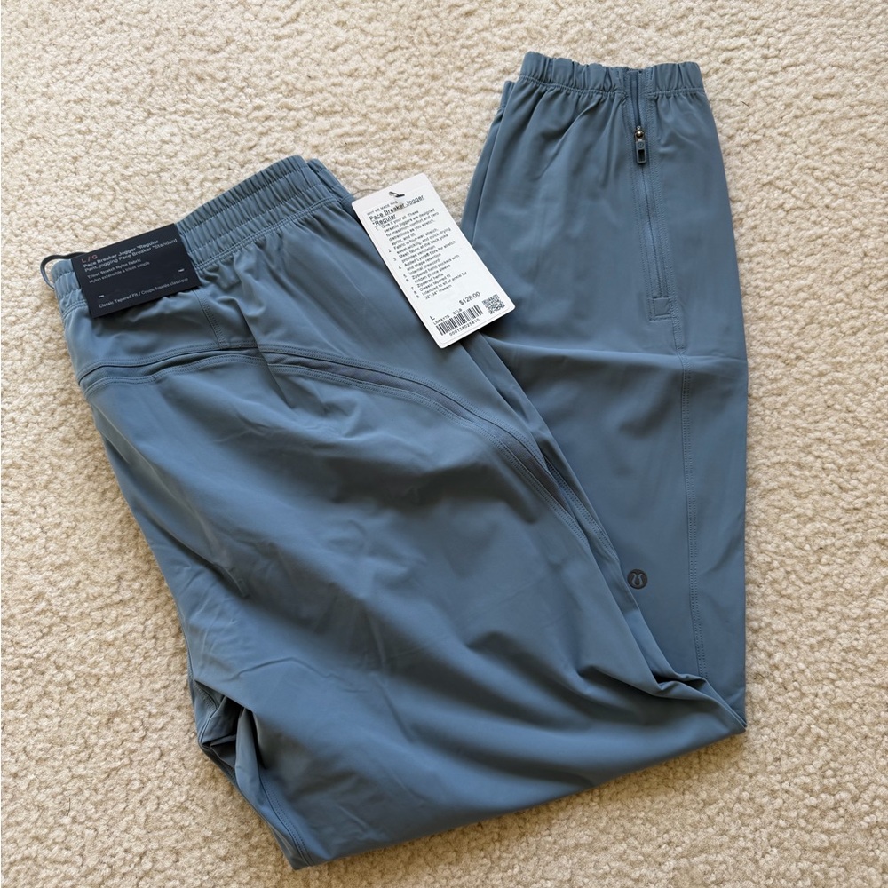 lululemon athletica Men's Pace Breaker Joggers NWT Steel Blue